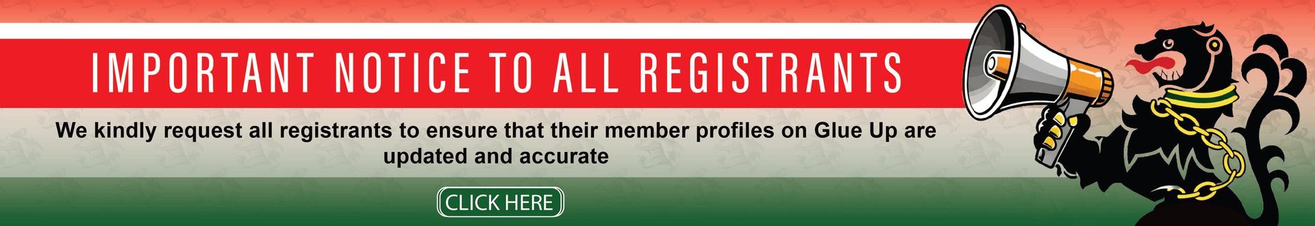 Glue up announcement